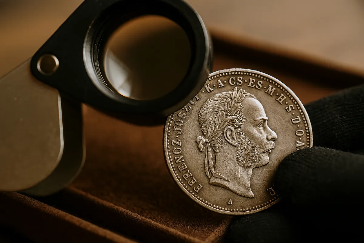 Taler, Gulden und Prägevarianten im Tablett