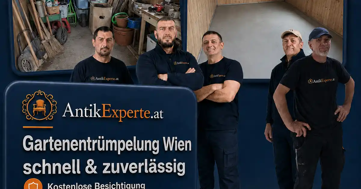 Gartenentrümpelung Wien – schnell und zuverlässig mit AntikExperte